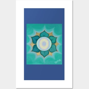 Anahata heart chakra Posters and Art